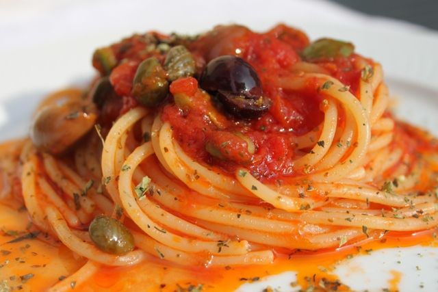 recette italienne, spaghetti mariniere